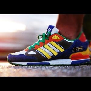 adidas zx 750 multi-colored